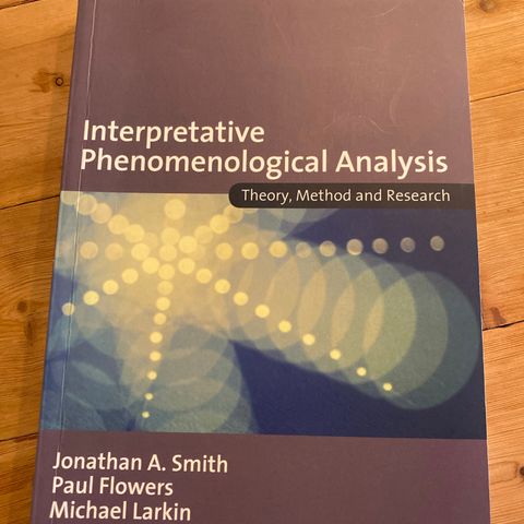 interpretative phenomenological analysis