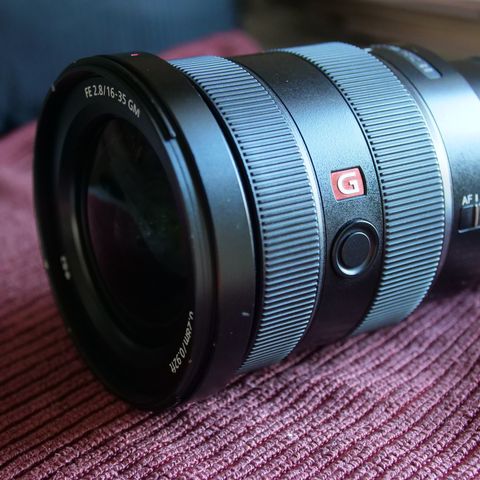 Utleie Sony 16-35mm F2.8 G Master objektiv / lens