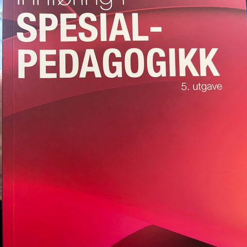 Innføring i spesialpedagogikk