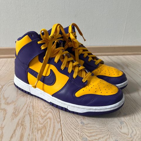 Nike high dunk «lakers» sneakers