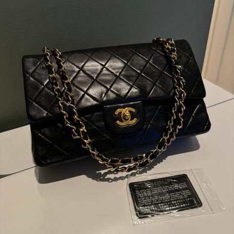 CHANEL DOUBLE FLAP 24K GULL