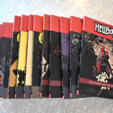 Tegneseriesamling på anbud: Hellboy