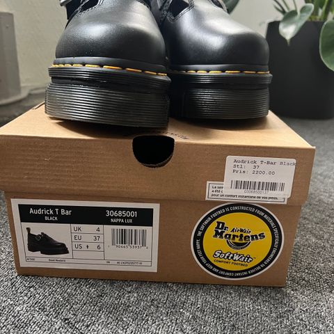 Sko Loafers dr Martens Audrick T Bar