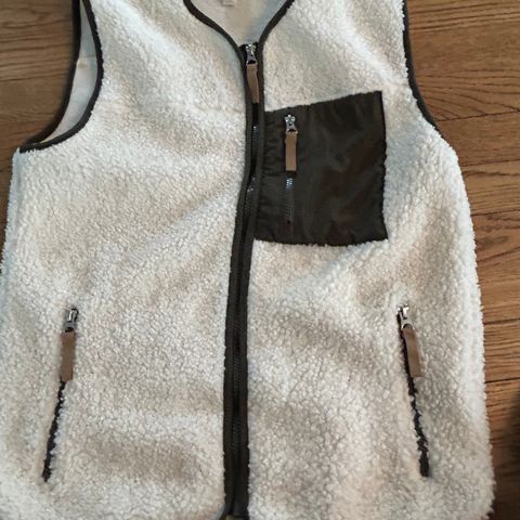 HM Hennes Mauritz teddyfleece fleece vest xs herre