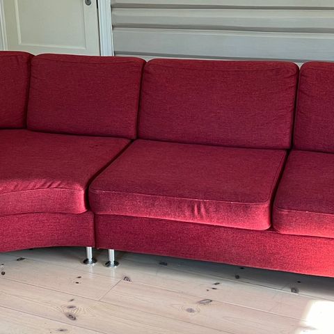 Hjørnesofa med sjeselong i kvalitetsstoff fra Bolia