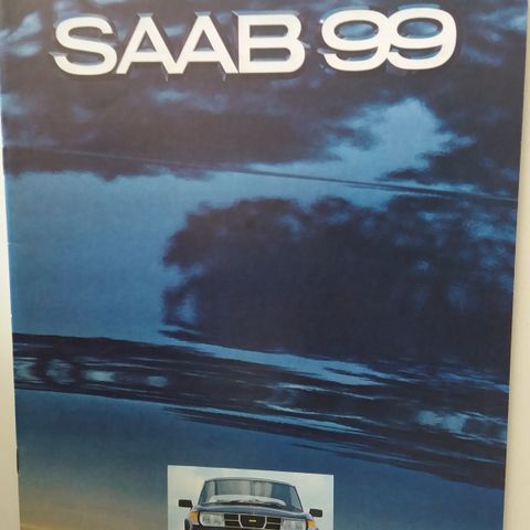 SAAB 99 -brosjyre. (NORSK)