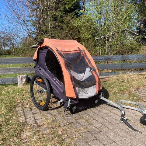 Burley sykkelvogn/ løpevogn for 2 barn