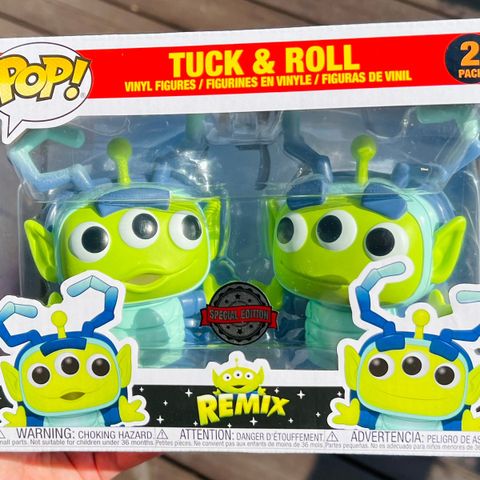 Funko Pop! Tuck & Roll (2-Pack)  (A Bug's Life) | Pixar Alien Remix | Disney