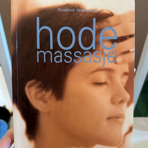 Hode massasje bok av Rosalind Widdowson