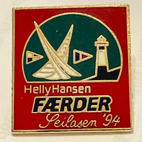 Helly Hansen Færderseilasen ‘94 pin