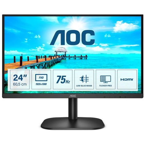 Selger AOC 24" PC-Skjerm til kontor og/eller gaming