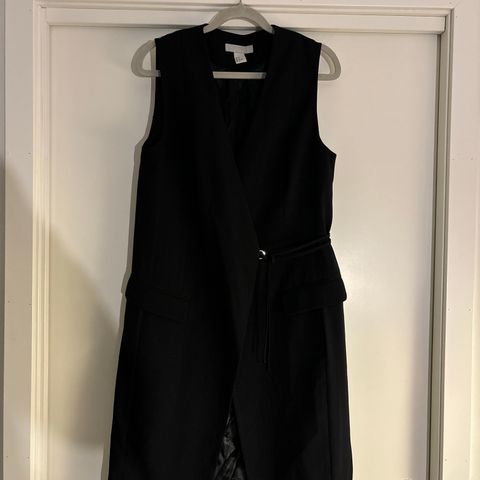 Lang vest/kjole. Dress-stoff