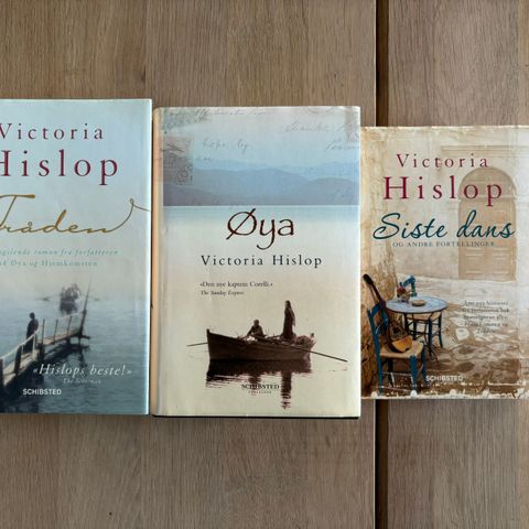 Victoria Hislop - innbundet (20-25 pr stk)