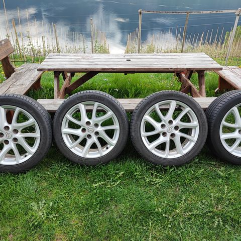 Summer tires Michelin Primacy HP 225/45/r17 + original Mazda rims