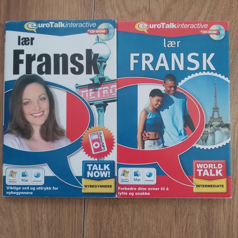 Lær FRANSK. 2 CD-er. EUROTALK.