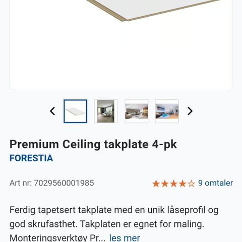 Premium Ceiling takplater