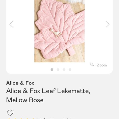 Alice & fox leaf Lekematte