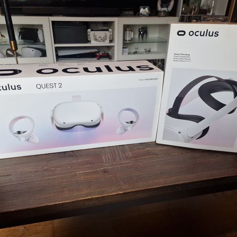 Oculus Quest 2 med Elite strap selges
