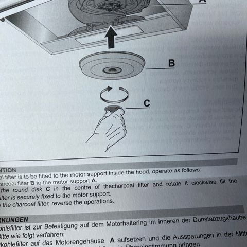 Kullfilter til ventilator