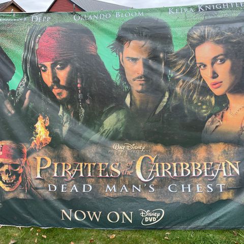 kino-banner Pirates of the Caribbean 2x3 meter nylon