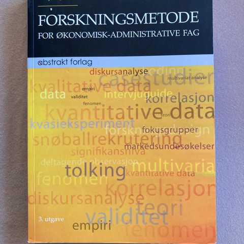 Forskningsmetode for økonomisk-administrative fag