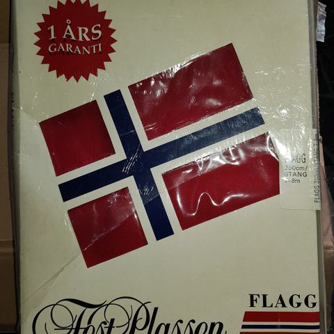 Det norske flagg. Nytt.