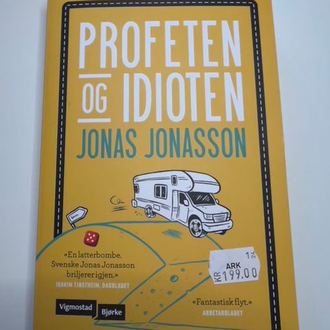 Jonas Jonasson Profeten og idioten bok