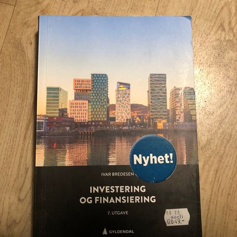 Investering og finansiering pensumbok