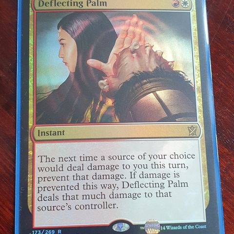 Magic the gathering kort. Deflecting Palm FOIL