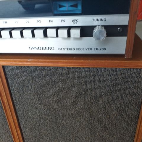 Tanberg TR 200 med 2 stk 40 Watts høytalere