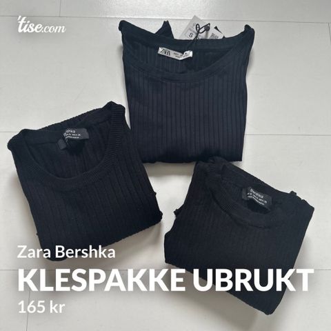 Gi bud. Klespakke Zara Bershka