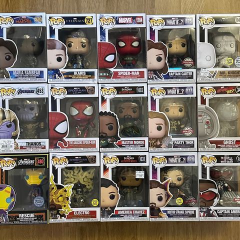 Pop figurer Marvel