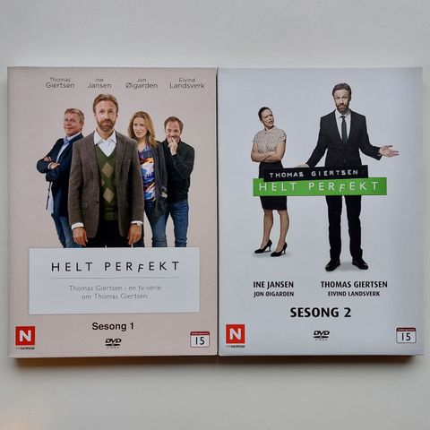 "HELT PERFEKT" sesong 1 og 2  DVD