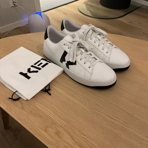 Kenzo Kourt Lace Up Sneaker White - ny/ubrukt