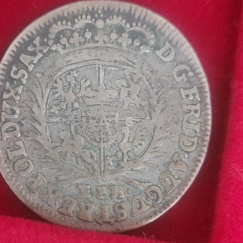 1/12 thaler 1704, Leipzig. Selges kr 420