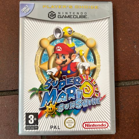 Super Mario Sunshine med manual