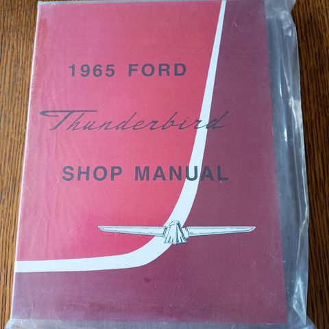 1965 THUNDERBIRD SHOP MANUAL