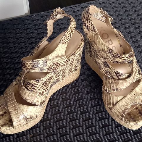 LEKRE MICHAEL KORS WEDGE PLATÅSANDALER