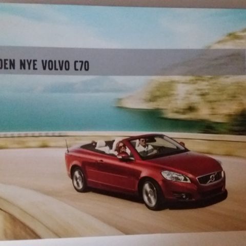 VOLVO C70 -brosjyre. (NORSK)