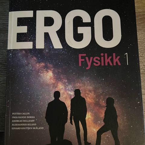 Ergo fysikk 1 bok