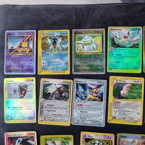 Pokemonkort fra 1995-2007 reverse holo/holo