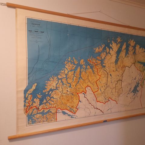 Skolekart retro Troms og Finnmark