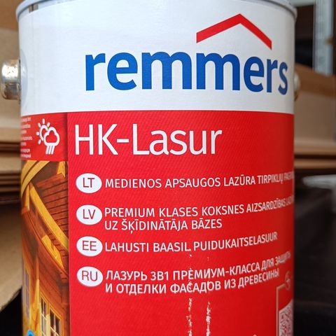 Remmers lasur 2.5 l til utvendig behandling