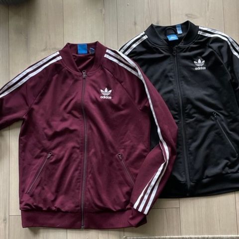 Adidas tracksuit jakke (sort) str. 36