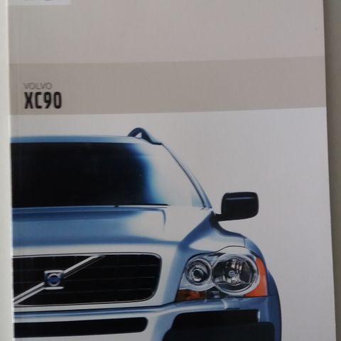 VOLVO XC90 -brosjyre. (NORSK)