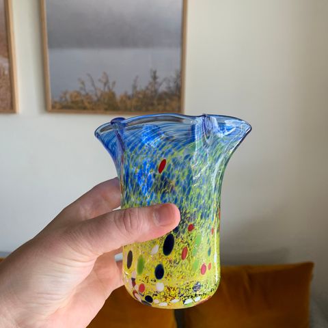 Kunstglass vase