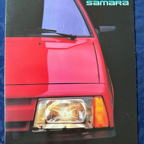 Norsk brosjyre av Lada Samara - 1988