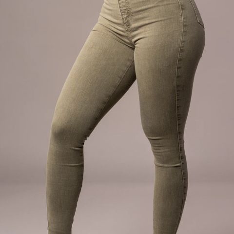 Fitjeans str xs pastel - khaki