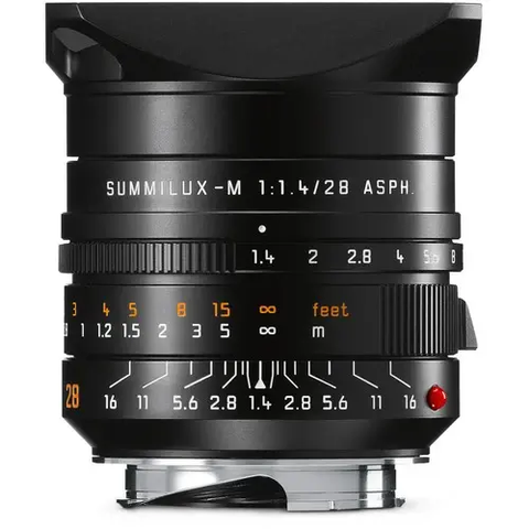 Leica Summilux-M f/1.4 28mm ASPH Sort