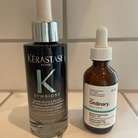 Kerastase og the ordinary hår serum